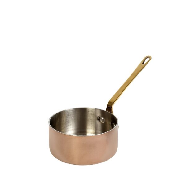 SHINY COPPER ΚΑΤΣΑΡΟΛΑΚΙ ΜΕ ΜΟΝΗ ΛΑΒΗ 3-PLY SS18/10-SS18/0 300MLD: 10 H: 5CM
