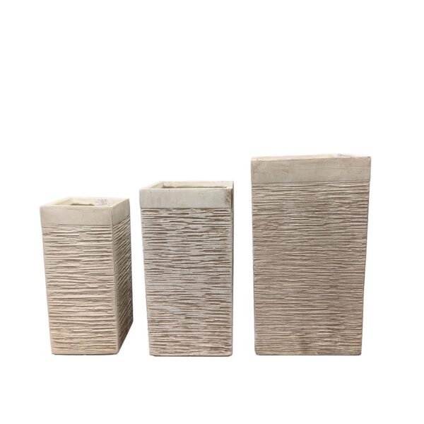ΚΑΣΠΩ FIBERCLAY ΣΕΤ 3 ΤΕΤΡΑΓ. ΜΠΕΖ 64Χ34/57Χ28/50Χ23ΕΚ