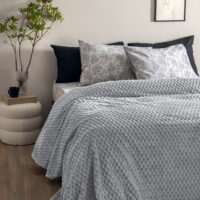 Κουβέρτα Fleece 220x240 ASTER GREY
