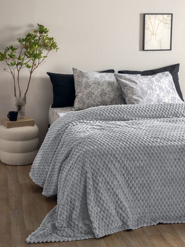 Κουβέρτα Fleece 220x240 ASTER GREY