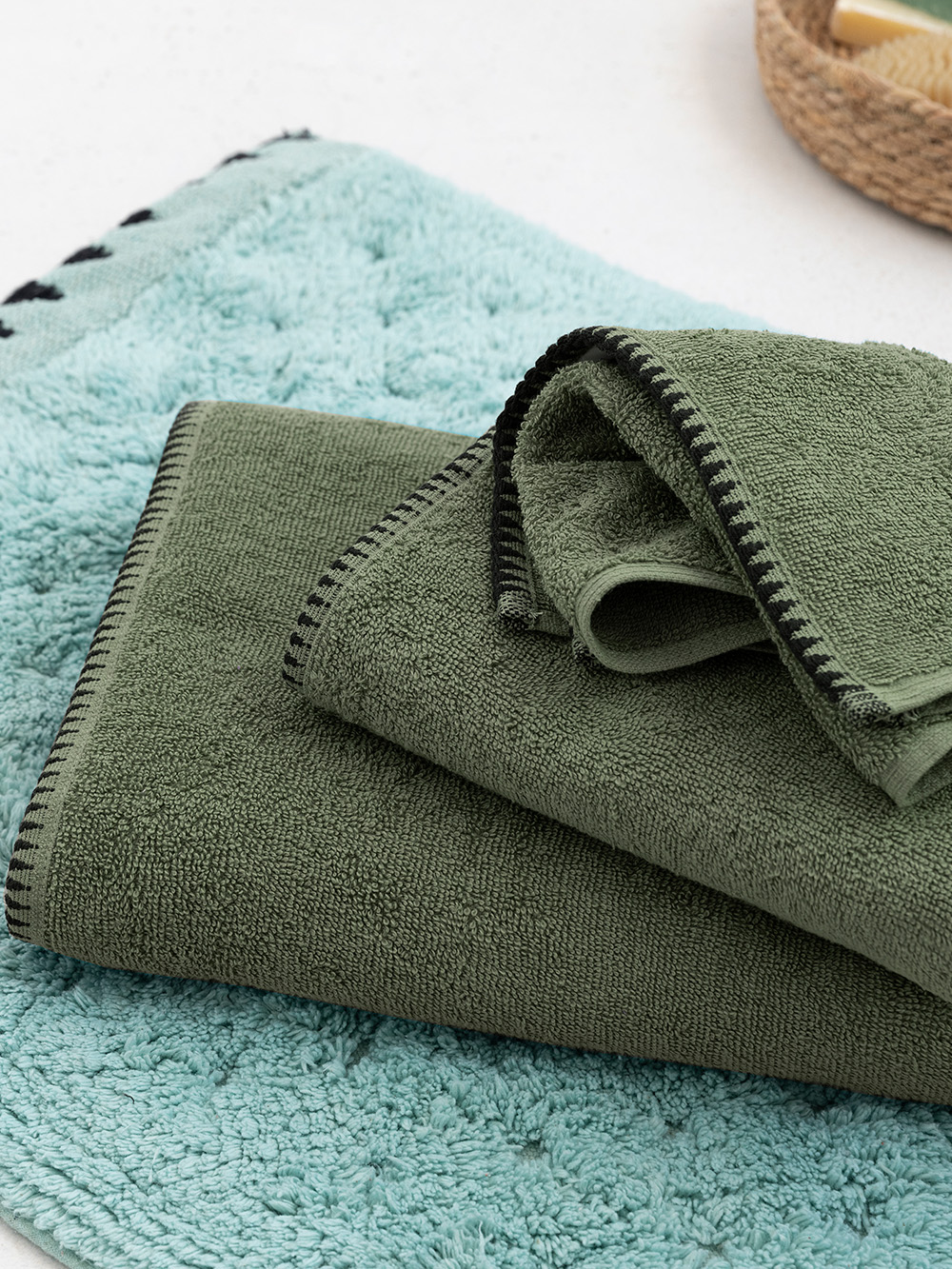 Πετσέτα Λουτρού Towels Collection 80x160 BROOKLYN OLIVE