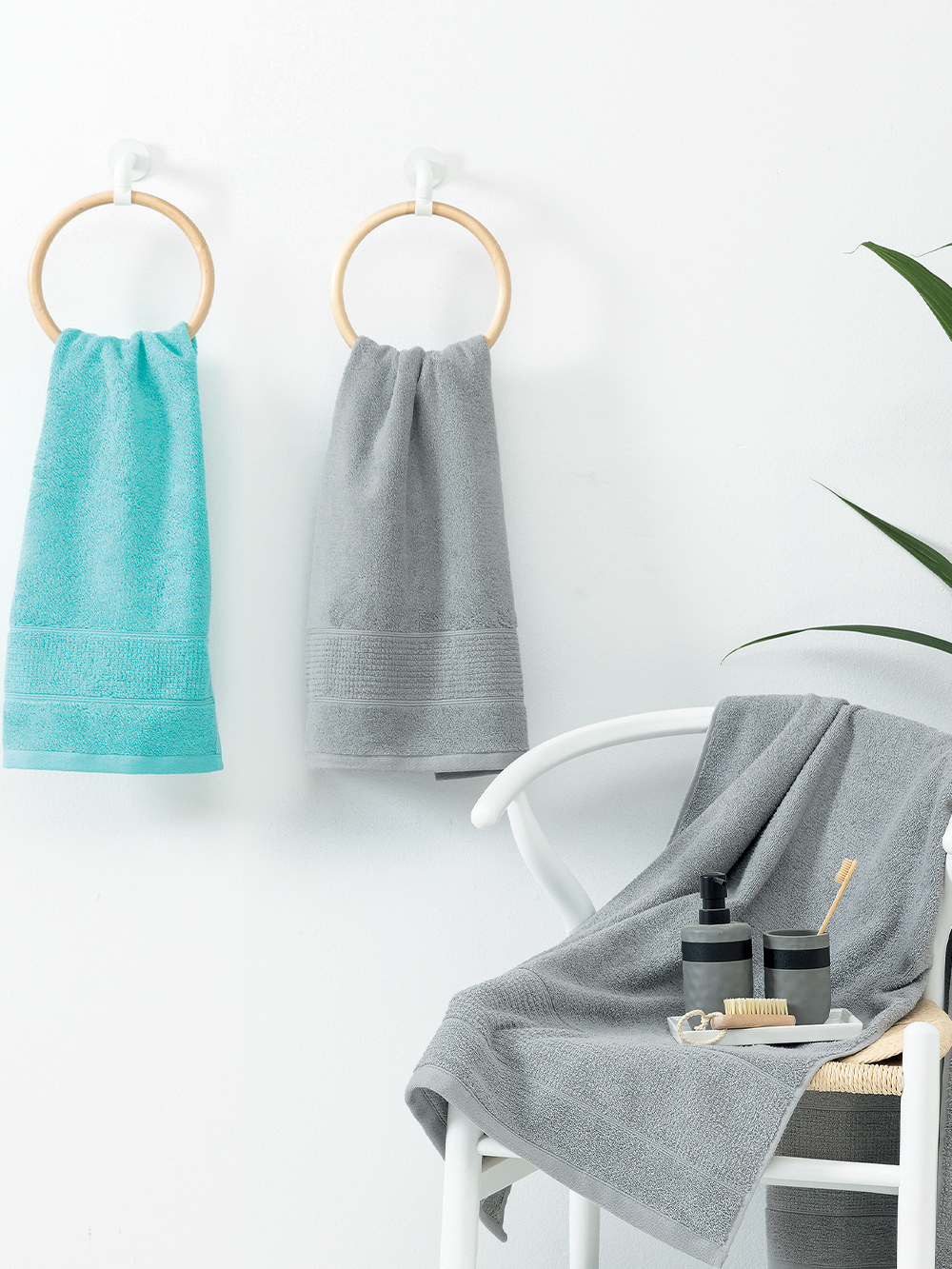 Πετσέτα Λουτρού Towels Collection 80x160 ROKE GREY