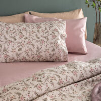 Σετ Μονά Σεντόνια Flannel Beauty 170x265 FB0234 Με Λάστιχο