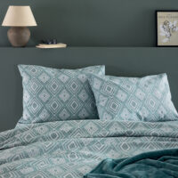 Σετ Μονά Σεντόνια Flannel Beauty 170x265 FB0239 Με Λάστιχο