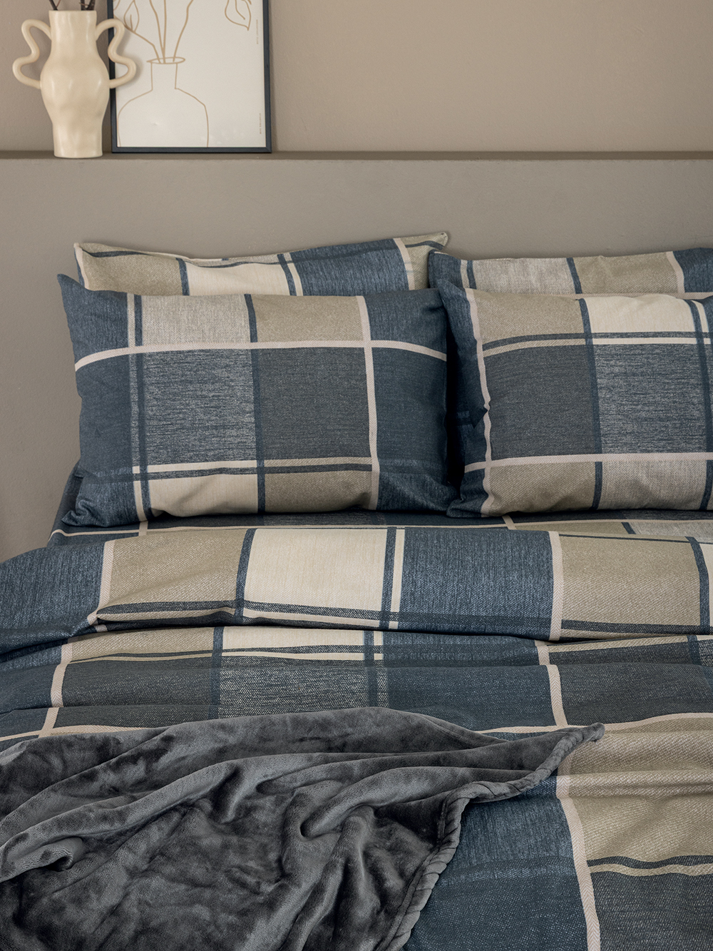 Σετ Σεντόνια Υπέρδιπλα Flannel Beauty 240x265 FB0236 Με Λάστιχο Σετ Σεντόνια Υπέρδιπλα Flannel Beauty 240x265 FB0236 Με Λάστιχο