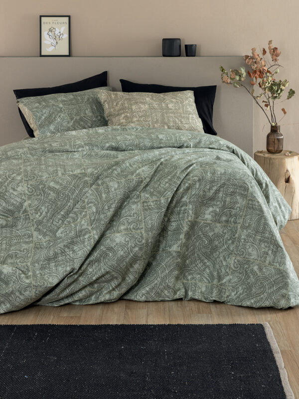 Σετ Σεντόνια Υπέρδιπλα Flannel Beauty 240x265 FB0241 Με Λάστιχο