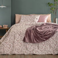 Σετ Παπλωματοθήκη Μονή Flannel Beauty 170x250 FB0234