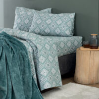 Σετ Παπλωματοθήκη Υπέρδιπλη Flannel Beauty 240x250 FB0239