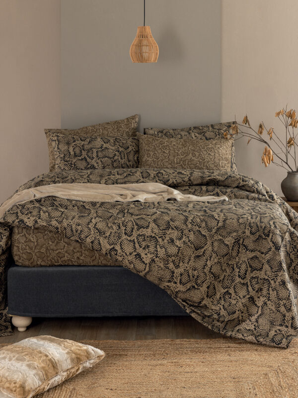 Σετ Παπλωματοθήκη Υπέρδιπλη Flannel Beauty 240x250 FB0243