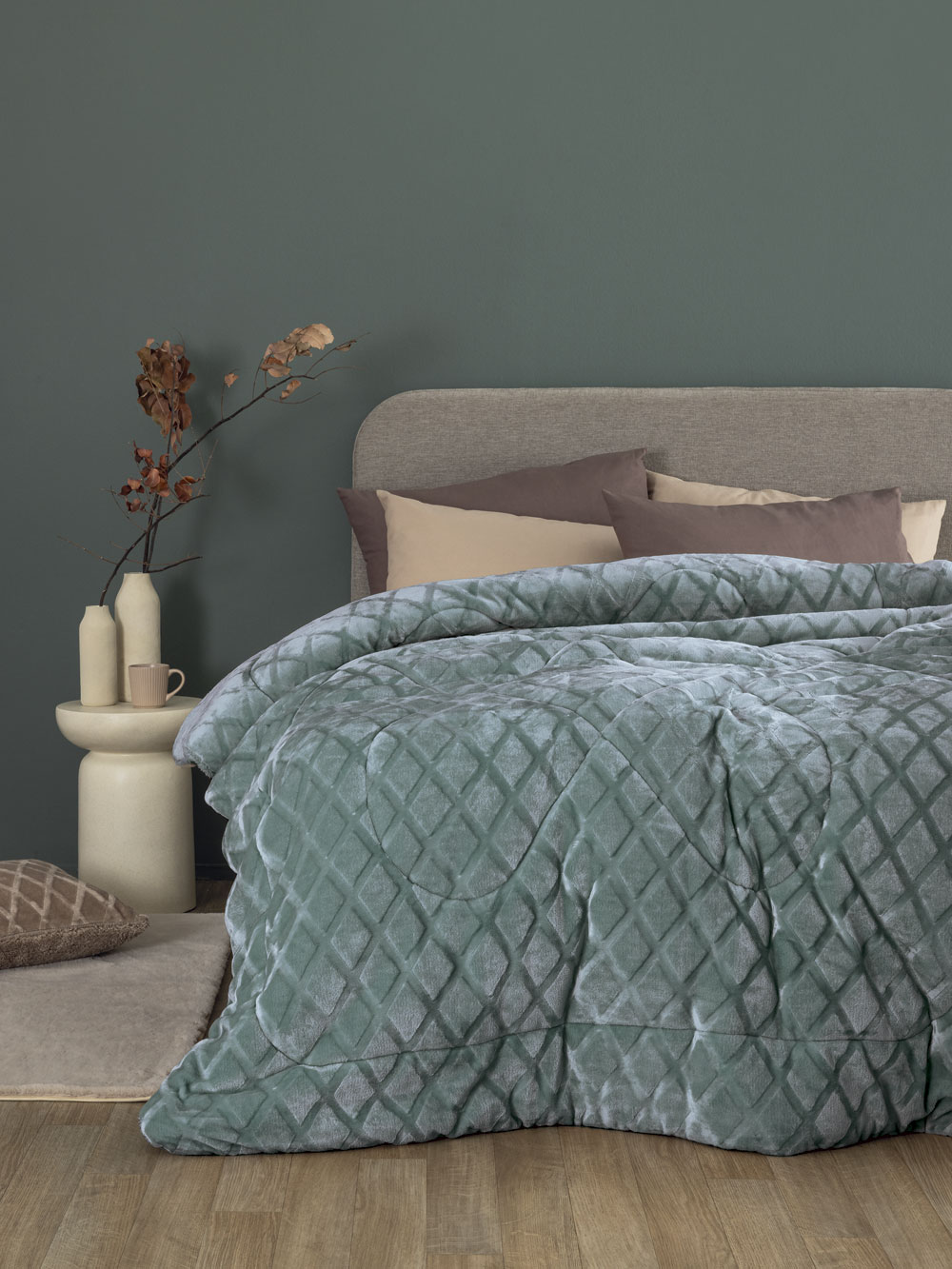 Κουβερτοπάπλωμα King size 240x260 NADINE/5 JADE