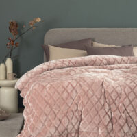 Κουβερτοπάπλωμα King size 240x260 NADINE/5 PINK