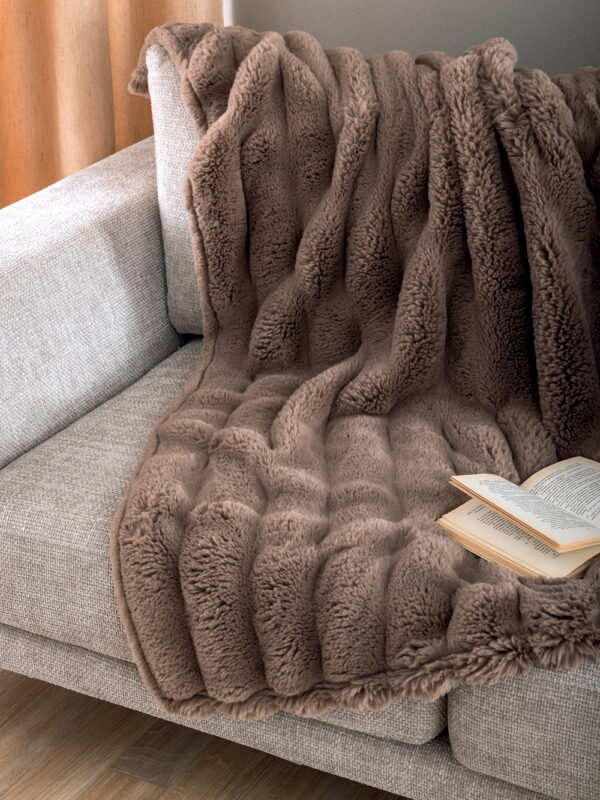 Γούνα Ημίδιπλη 160x220 Heather BROWN