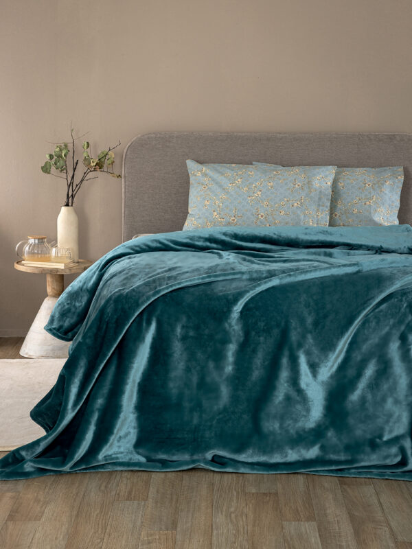 Κουβέρτα Fleece 220x240 LUCY PETROL