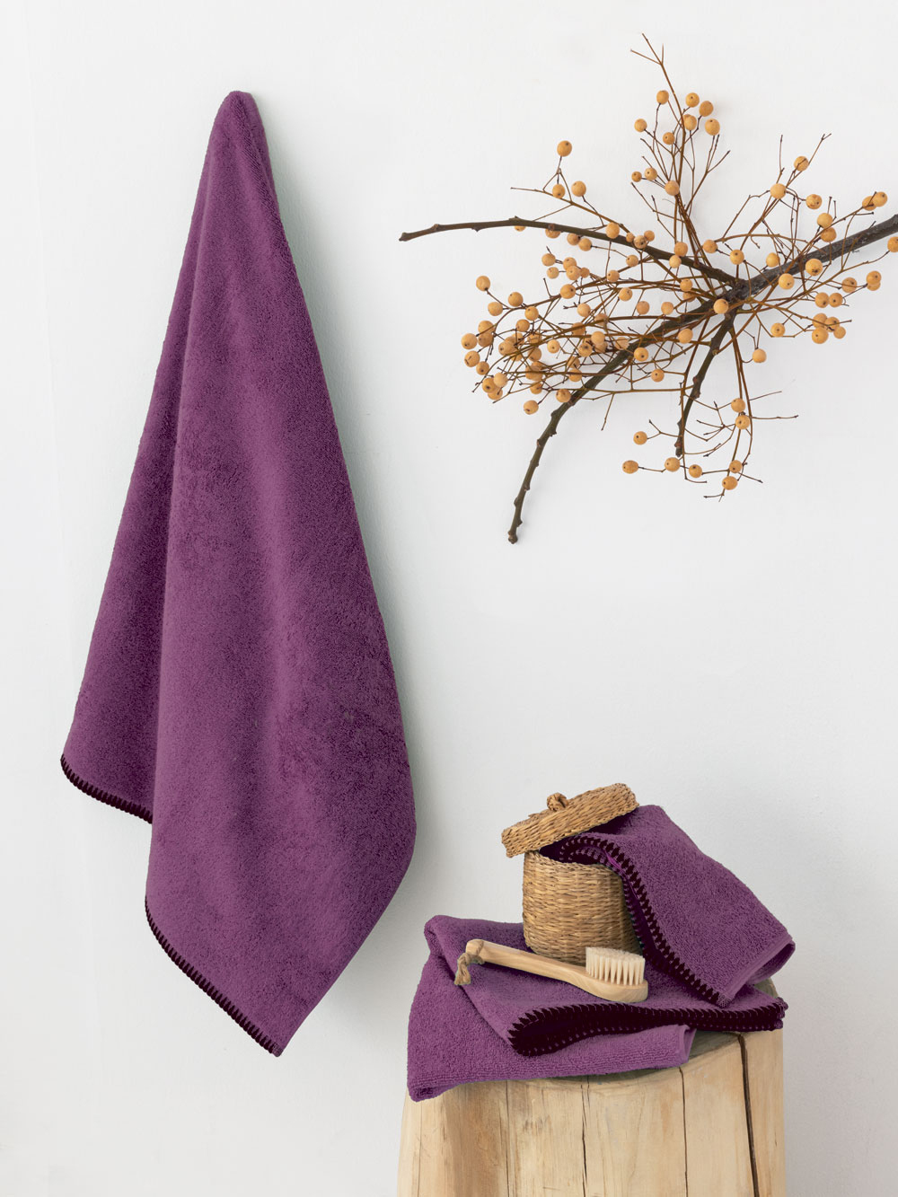 Πετσέτα Λουτρού Towels Collection 70x140 BROOKLYN CHERRY