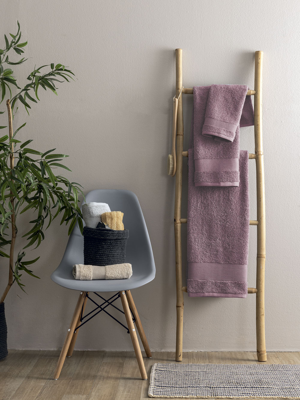 Πετσέτα Λουτρού Towels Collection 70x140 NAYA MAUVE