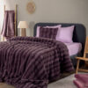 Κουβερτοπάπλωμα Υπέρδιπλο 220x240 JUNO PURPLE