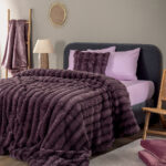 Κουβερτοπάπλωμα Υπέρδιπλο 220x240 JUNO PURPLE