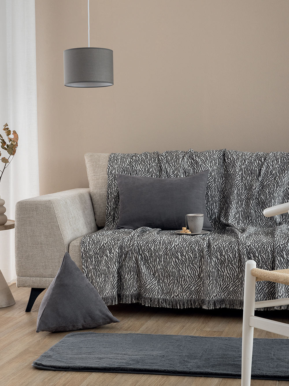 Ταπέτο κρεβατοκάμαρας 60x140 LAGOS GREY