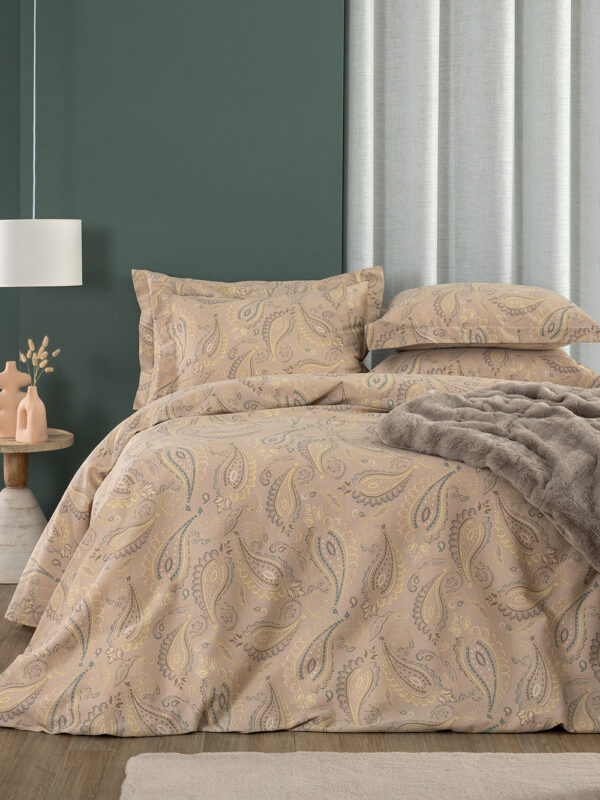 Σετ Παπλωματοθήκη Υπέρδιπλη Pale 230x250 PAL707