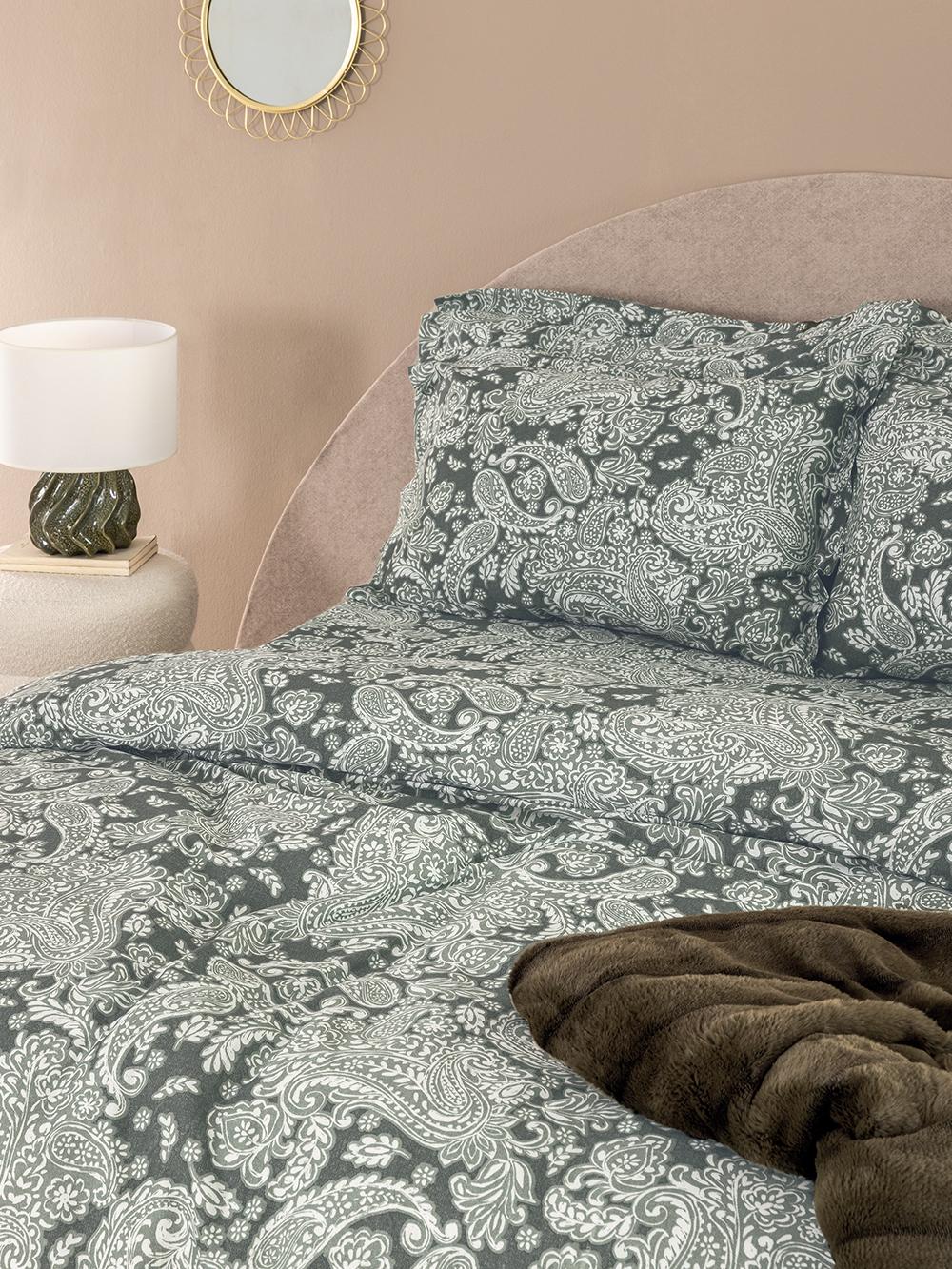 Σετ Παπλωματοθήκη Μονή Ivy 170x250 IS811