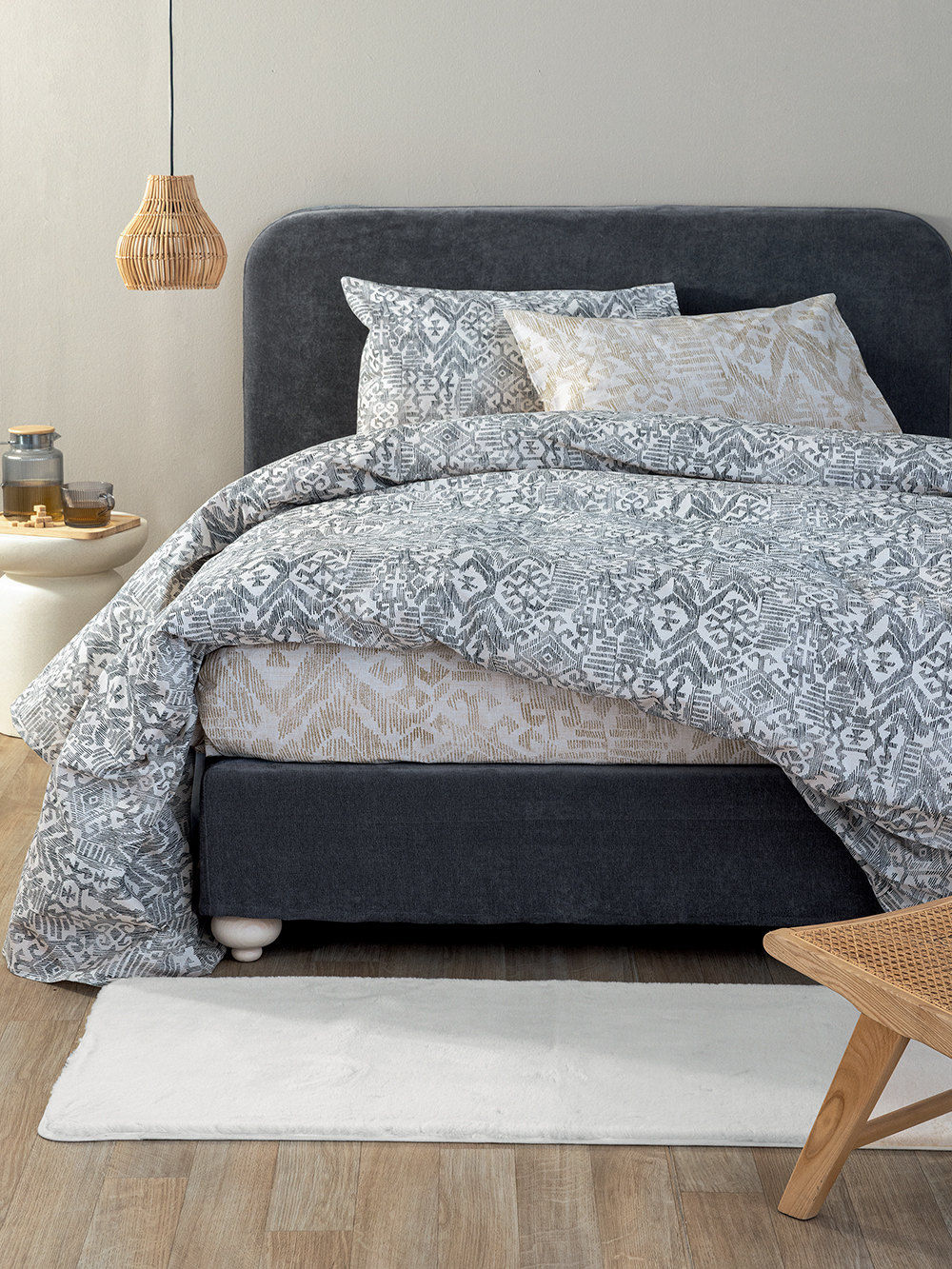 Σετ Υπέρδιπλα Σεντόνια Fashion Life 240x260 FL6292 Με Λάστιχο