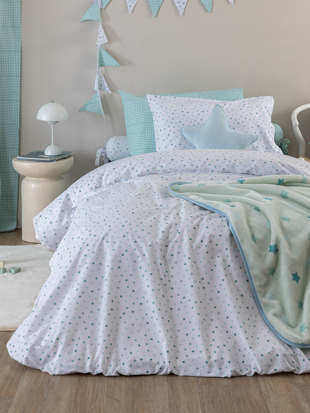 Σεντόνι Μονό 170x260 BB101 AQUA Χωρίς Λάστιχο Σεντόνι Μονό 170x260 BB101 AQUA Χωρίς Λάστιχο