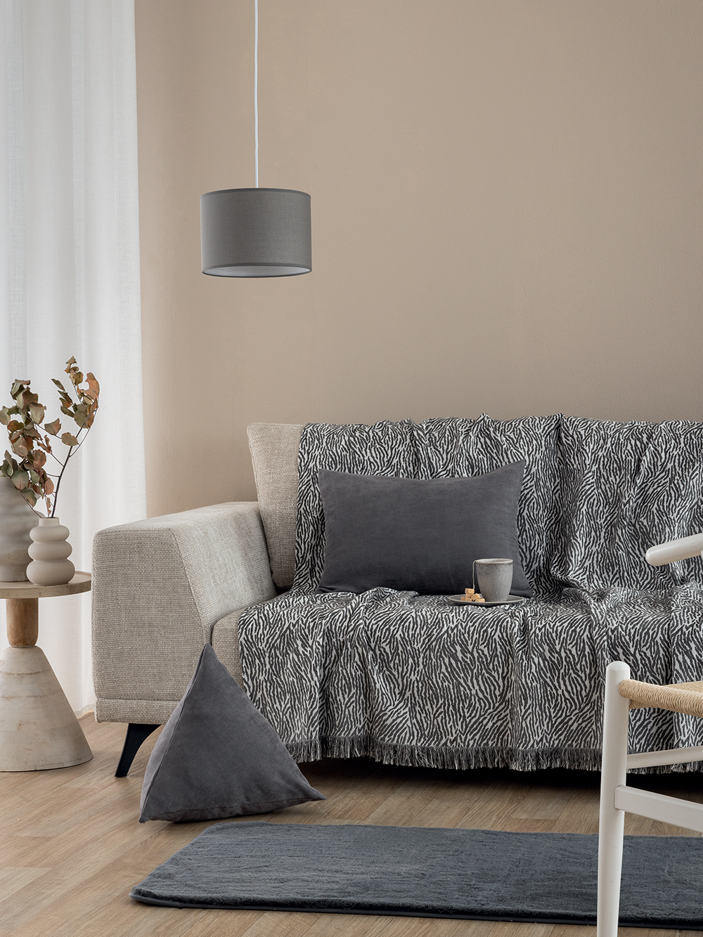 Ριχτάρι Διθέσιου Καναπέ GREVI GREY