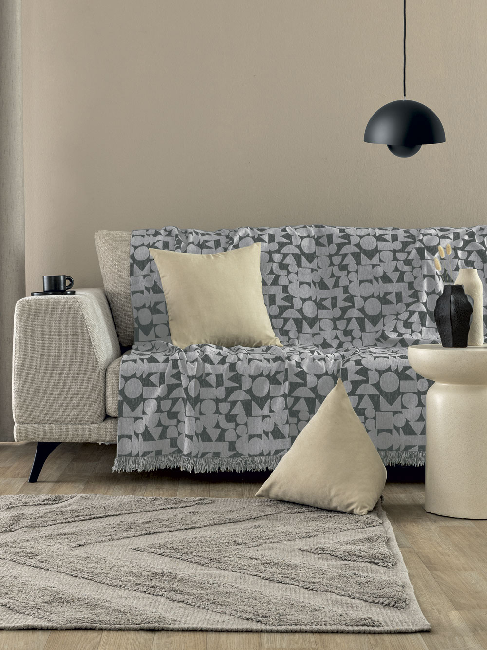 Ριχτάρι Πολυθρόνας MIKA GREY