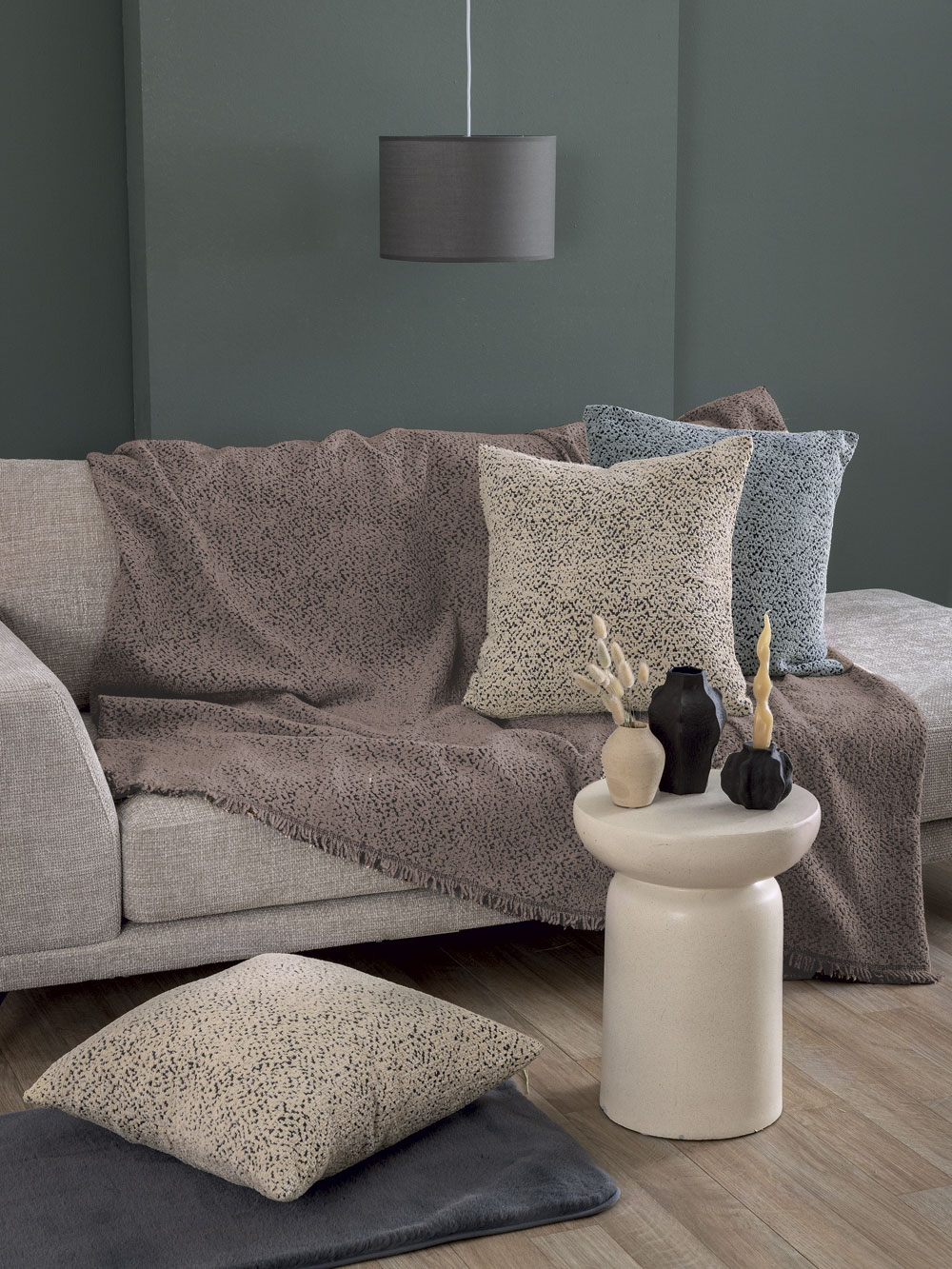 Ριχτάρι Τετραθέσιου Καναπέ AGNI MOKA