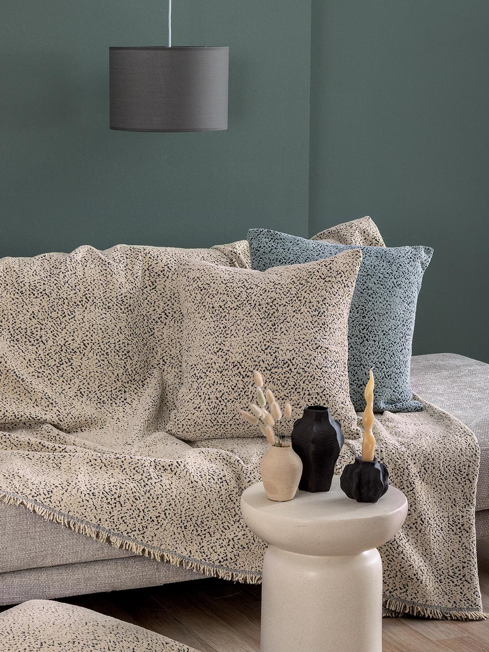 Διακοσμητικη Μαξιλαροθηκη 55x55 AGNI MINT