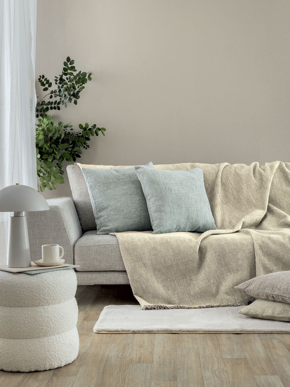 Ριχτάρι Τετραθέσιου Καναπέ KALI ECRU Ριχτάρι Τετραθέσιου Καναπέ KALI ECRU