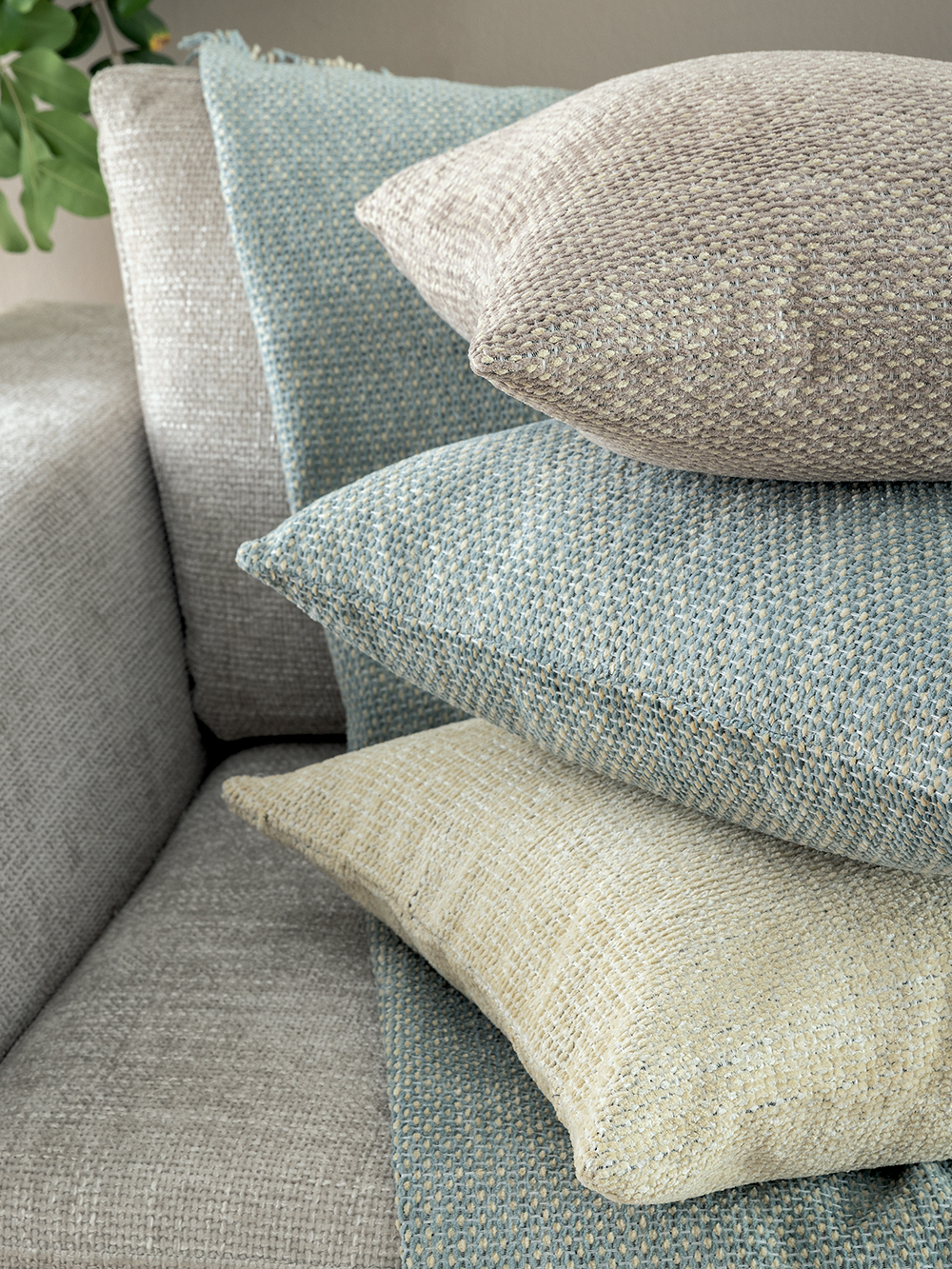 Διακοσμητικη Μαξιλαροθηκη 55x55 KALI BEIGE