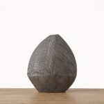 ΒΑΖΟ ΑΝΑΓΛ. ΓΚΡΙ ΠΟΛΥΡΕΖ. 22X10X25,5ΕΚ