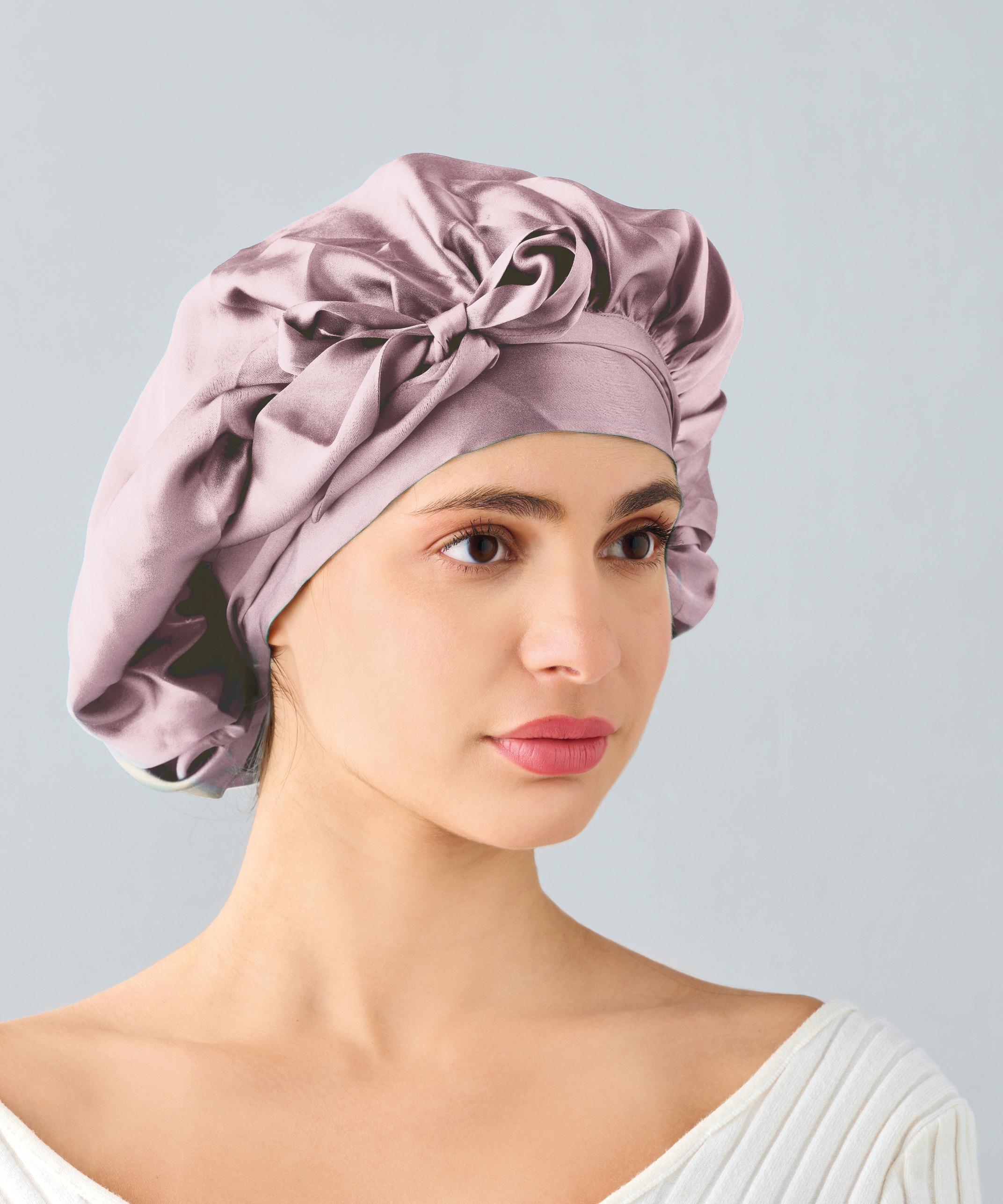 SILK TURBAN 14 ΣΚΟΥΦΟΣ ΜΑΛΛΙΩΝ 100% PURE SILK 16mm