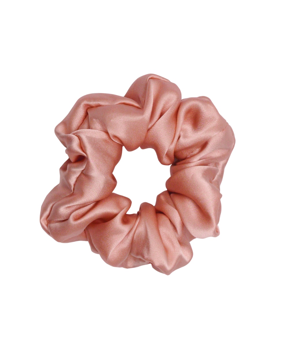 SILK SCRUNCHIE 18 ΚΟΚΚΑΛΑΚΙ ΜΑΛΛΙΩΝ  100% PURE SILK 16mm