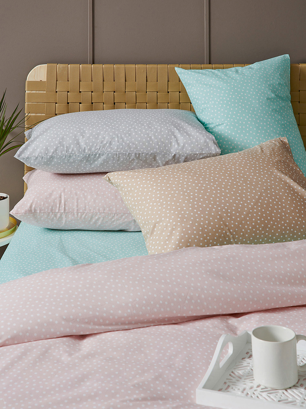 Παπλωματοθηκη Μονή 170x250 CONFETTI  AQUA