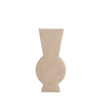 ΒΑΖΟ ΚΕΡΑΜ. ΠΛΑΚΕ ΜΠΕΖ-GOLD PATINA 18,5X6,5X38,8ΕΚ