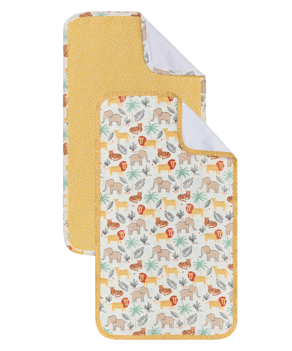 YN 25 ANIMALS- YELLOW  ΣΕΛΤΕΔΑΚΙ ΣΕΤ 2 ΤΕΜ.ΒΡΕΦΙΚΟ (72Χ42)