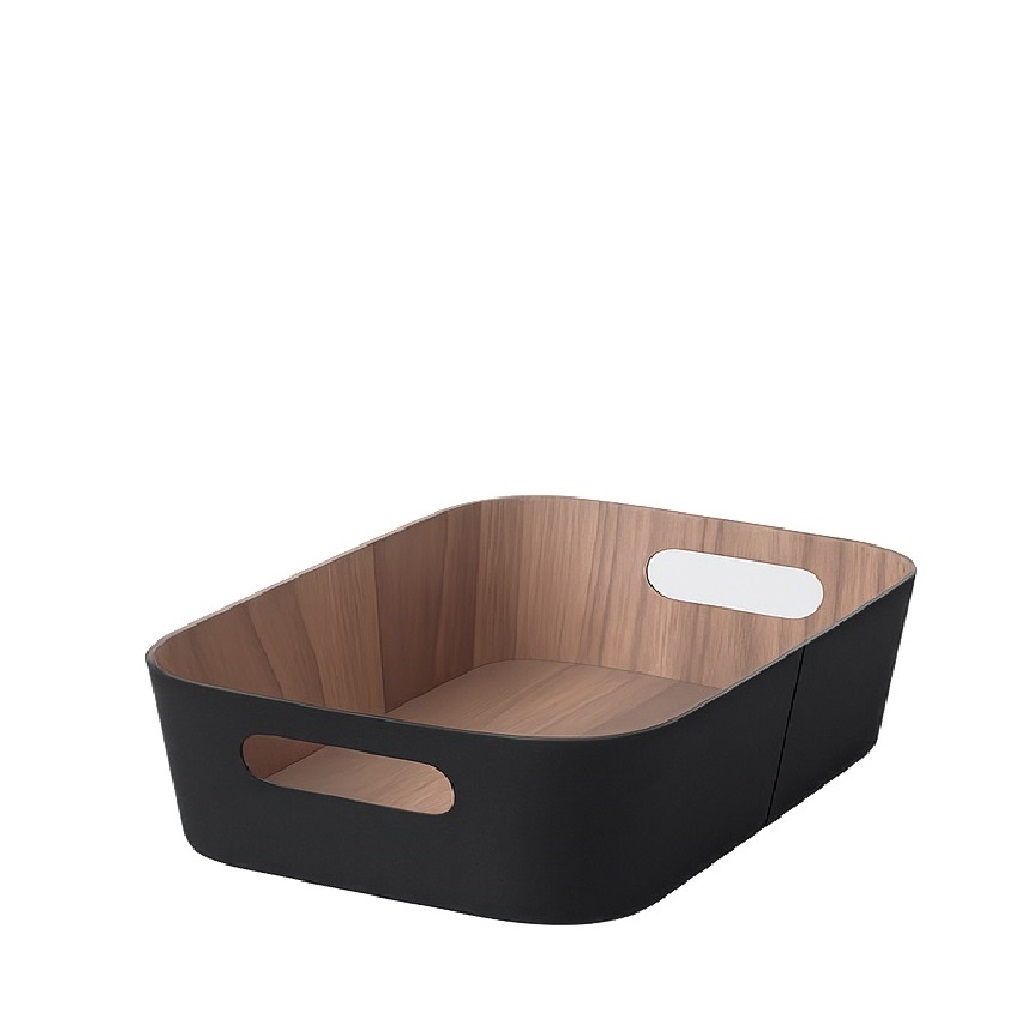 ΚΑΛΑΘΙ ΟΡΘΟΓ. ΜΑΥΡΟ ΥΦΑΣΜΑΤΙΝΟ 26,2Χ37,5Χ11ΕΚ 8L