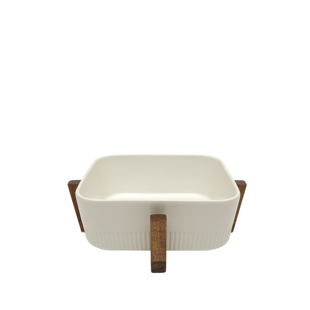 ΣΑΛΑΤΙΕΡΑ/ΠΥΡΙΜΑΧΟ ΠΟΡΣΕΛ.ΜΕ ΒΑΣΗ ΑΚΑΚΙΑΣ 21,8X21,8X8ΕΚ