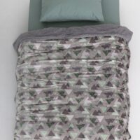 Κουβερτοπαπλωμα Μονό 160x220 BLAKE GREY