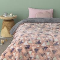 Κουβερτοπαπλωμα Μονό 160x220 BLAKE PINK