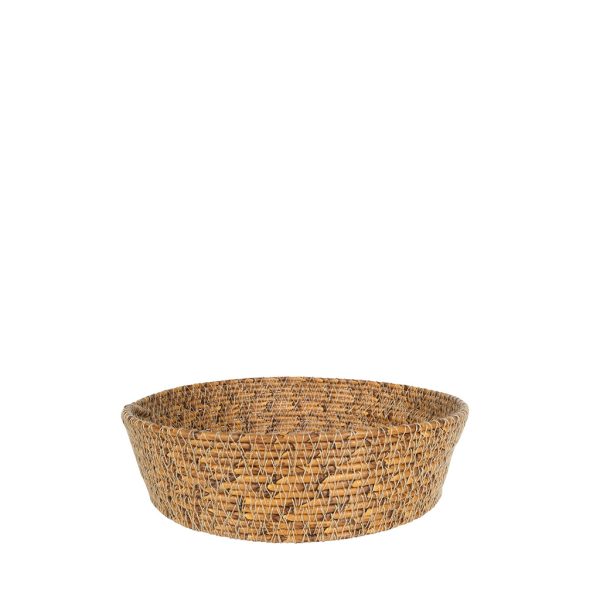 ΚΑΛΑΘΙ ΣΤΡΟΓΓ. SYNTH RATTAN ΣΚΟΥΡΟ 21Χ6ΕΚ