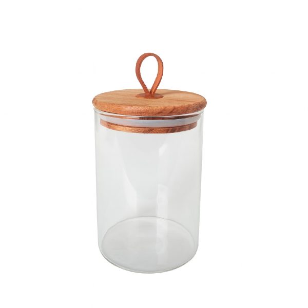 ΔΟΧΕΙΟ BOROSILICATE ΣΤΡΟΓΓ. ΜΕ ΚΑΠΑΚΙ ΑΚΑΚΙΑΣ 480ML 8,2X12ΕΚ