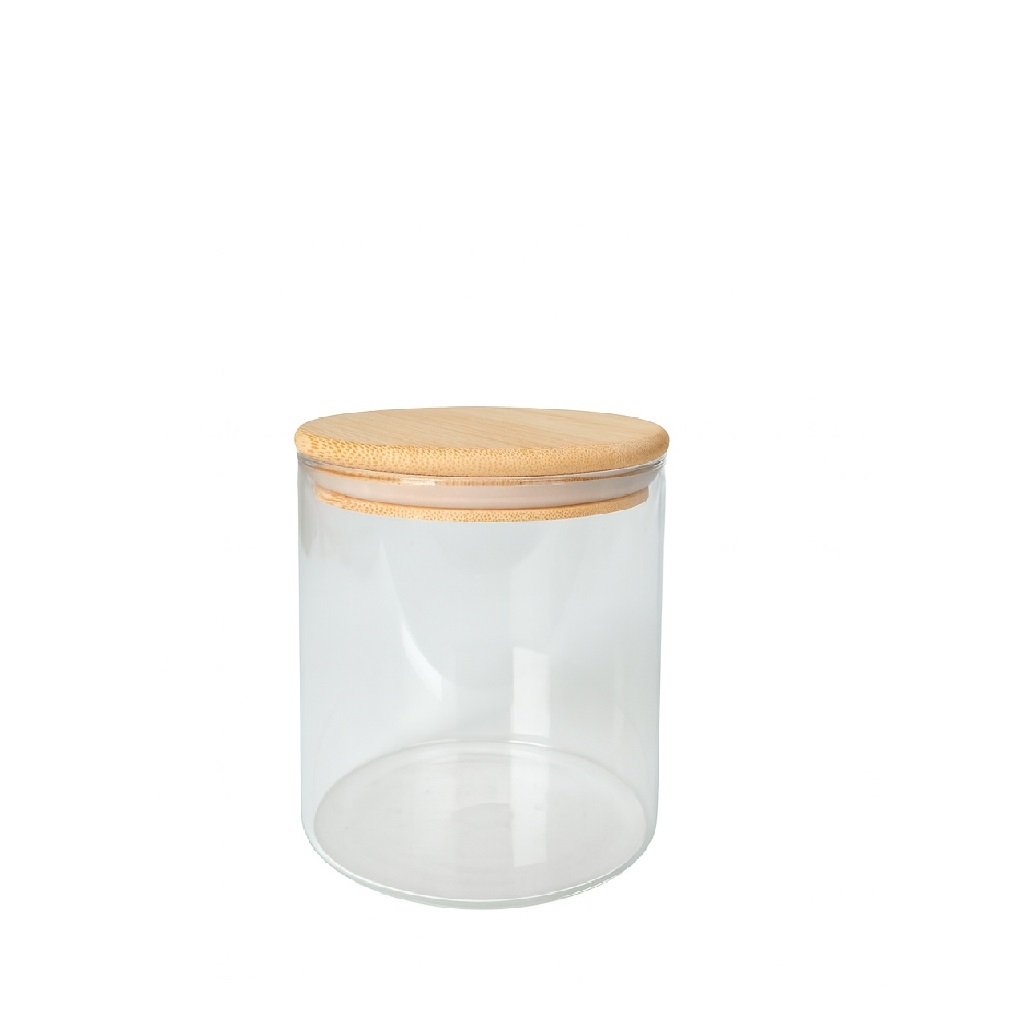 ΔΟΧΕΙΟ BOROSILICATE ΣΤΡΟΓΓ. ΜΕ ΚΑΠΑΚΙ ΜΠΑΜΠΟΥ 650ML 10X12,7ΕΚ
