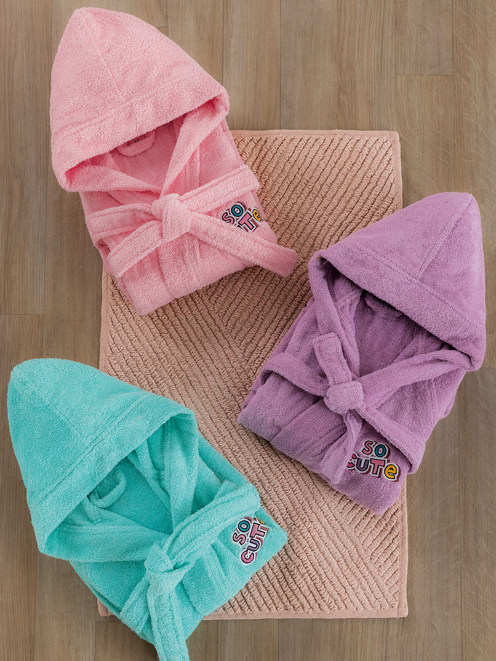 Μπουρνούζι με Κουκούλα Kids Bath CUTE LILAC 12-14