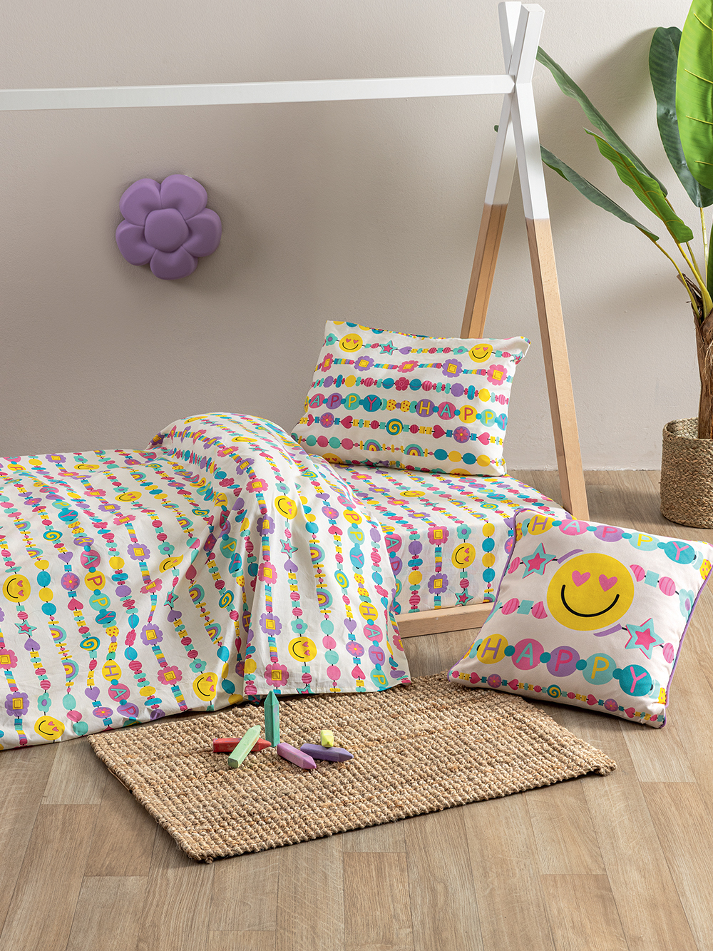 Σετ Σεντόνια Κούνιας My Kingdom 130x170 MK780 Σετ Σεντόνια Κούνιας My Kingdom 130x170 MK780