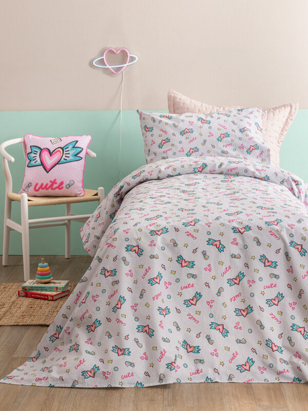 Σετ Μονά Σεντόνια My Kingdom 170x260 MK782 Χωρίς Λάστιχο