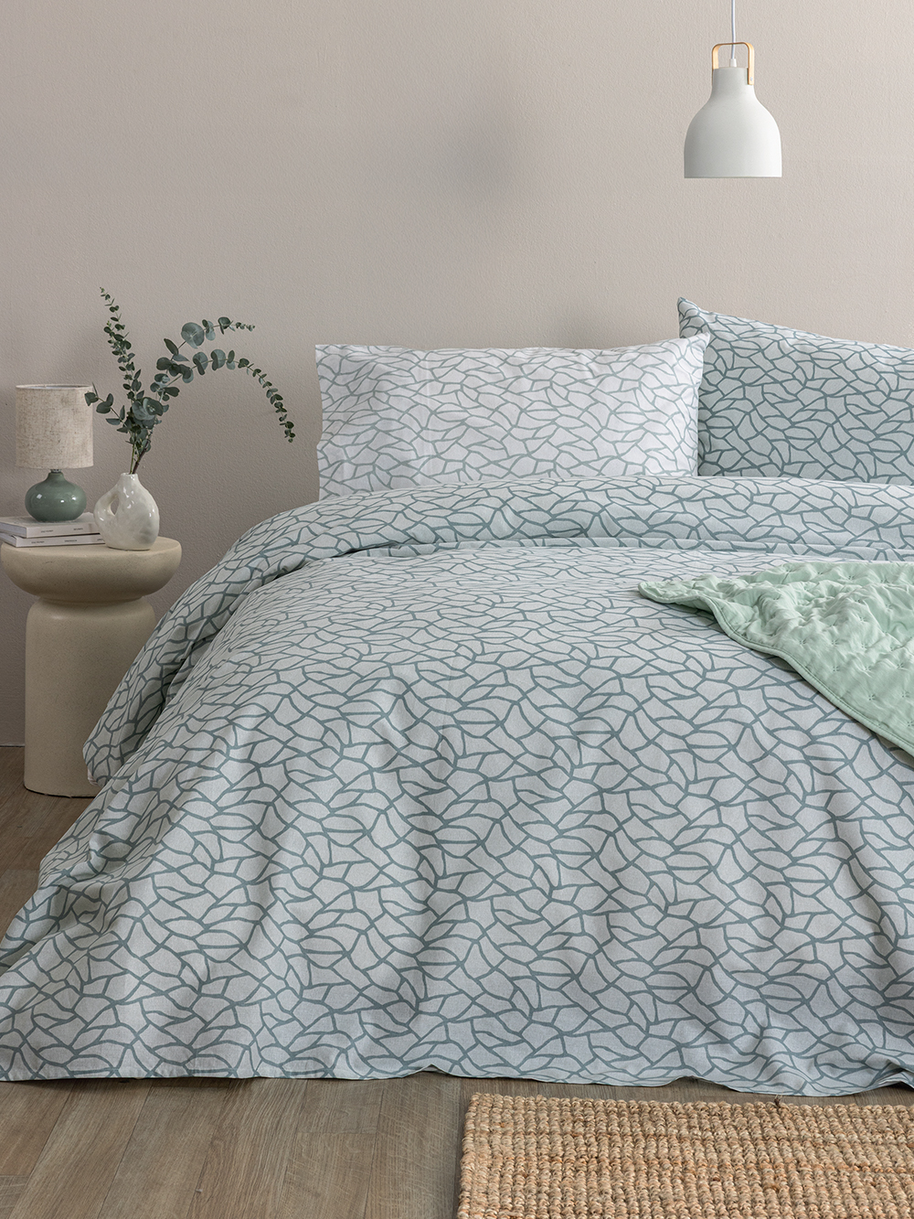 Σετ Μονά Σεντόνια Fashion Life 170x260 FL6296 Χωρίς Λάστιχο