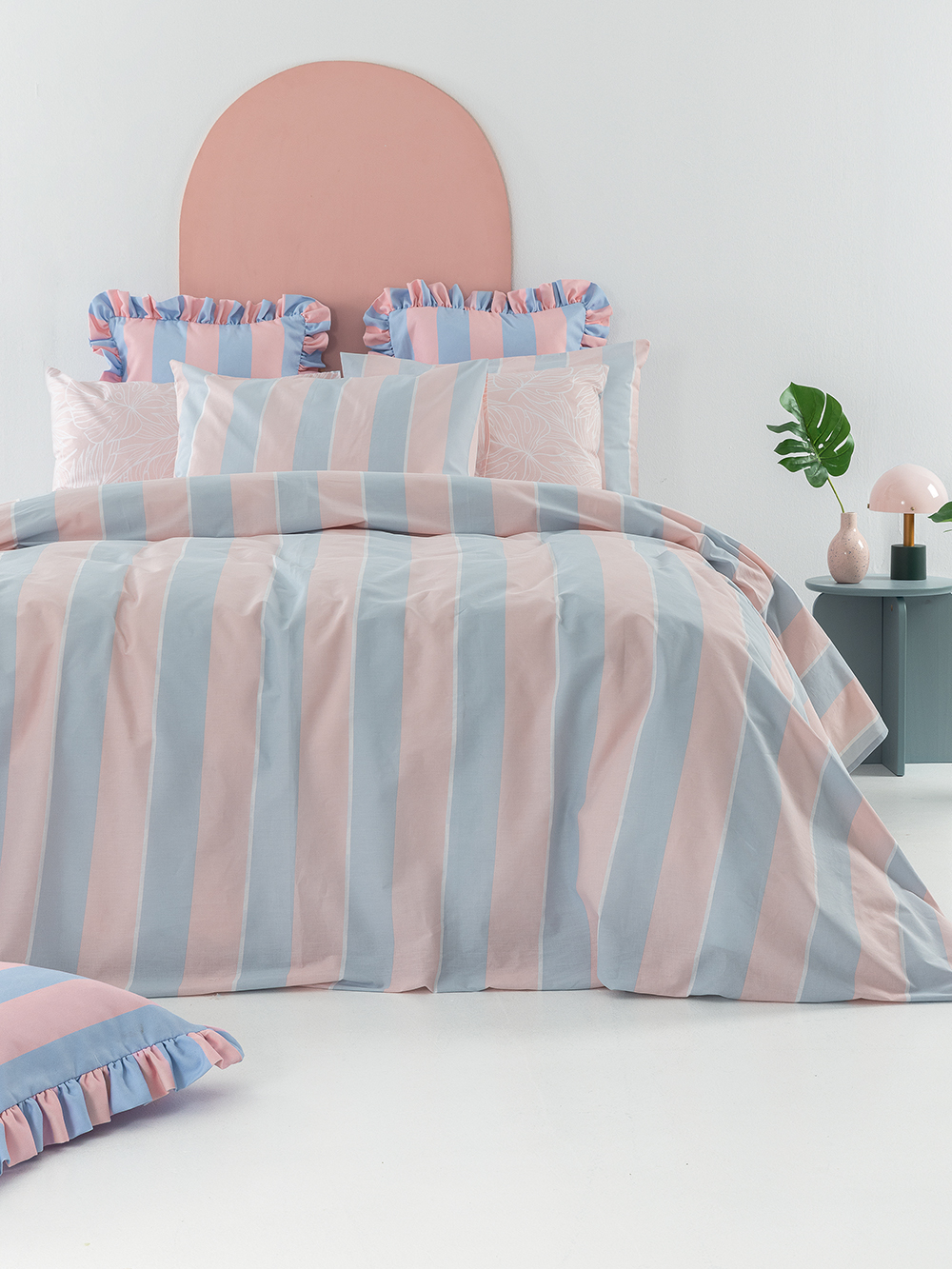 Σετ Μονά Σεντόνια City Life 170x260 CL200 Με Λάστιχο